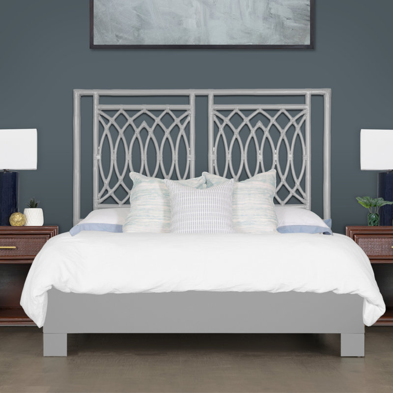 Haskins Headboard, Light Gray, Twin