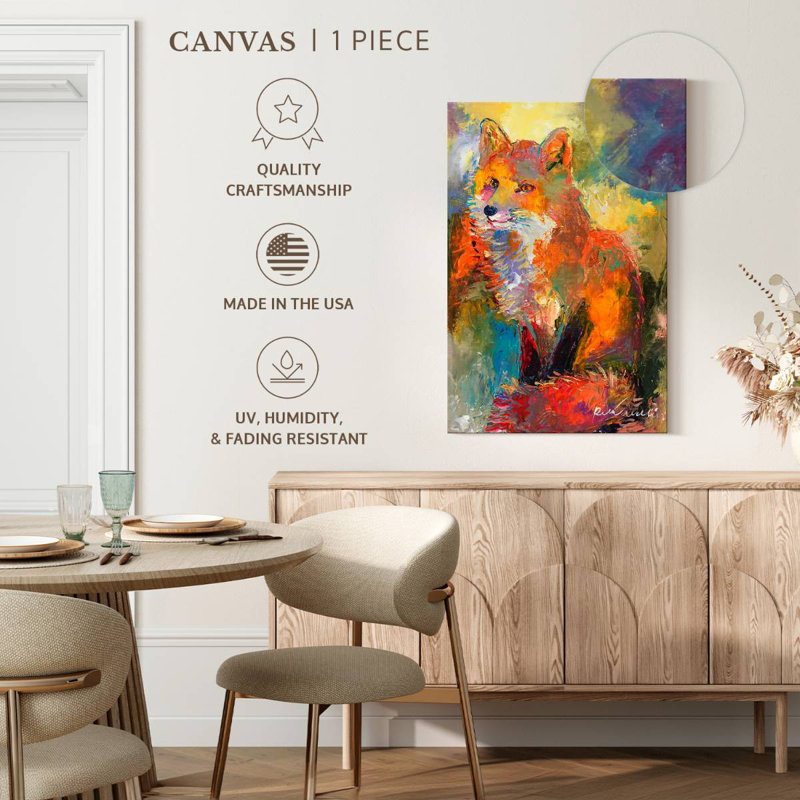 Wild Fox, 39" H x 26" W