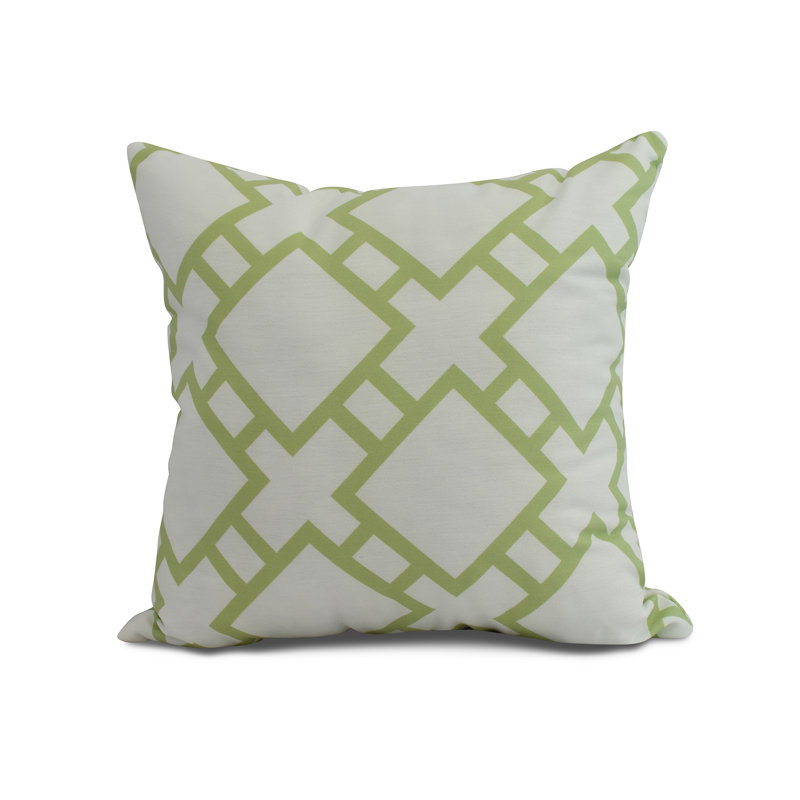 Housse et insert de coussin d'extérieur carré Palm Beach, Vert, 16 po x 1 po
