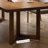 Nut-Brown Rectangular Solid Wood Dining Table-1168798825