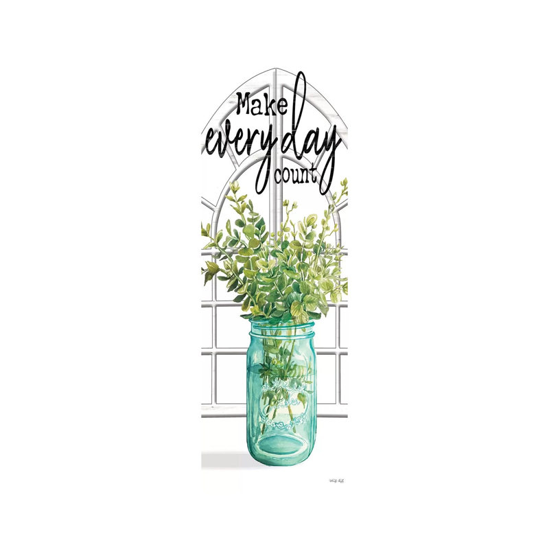 Make Every Day Count by Cindy Jacobs - Panoramic Print on Canvas, Wrapped Canvas, 91.44cm H x 20.32cm W x 3.81cm D