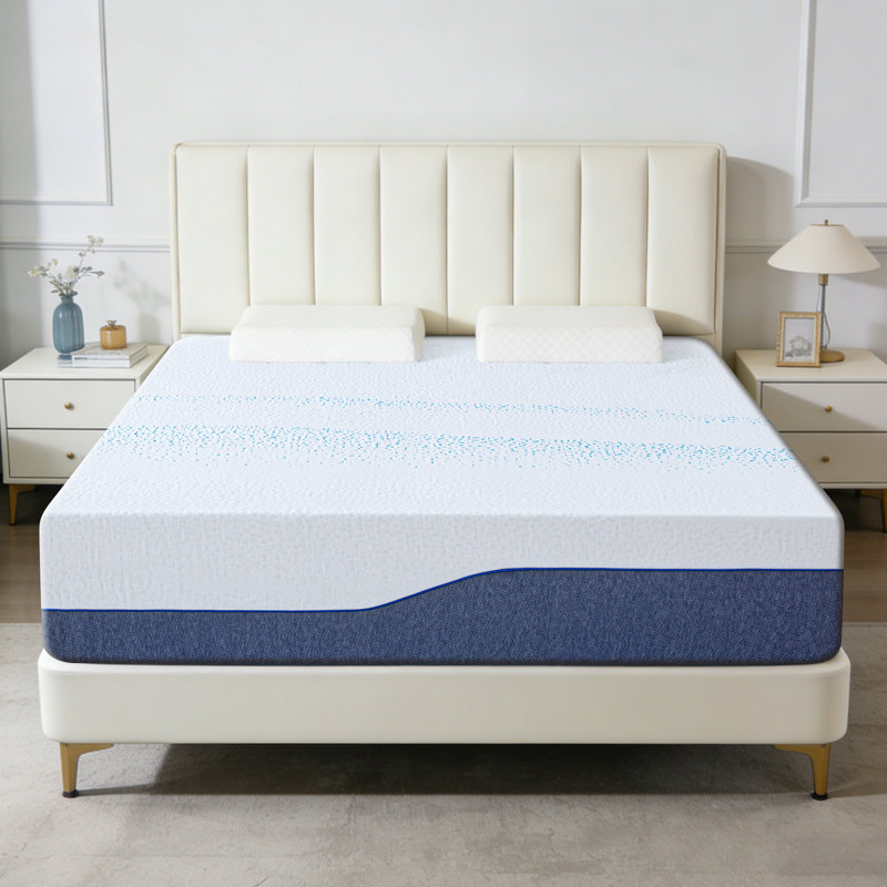 14 Inch Medium Firm Gel Memory Foam Mattress , Bed Mattress In A Box Washable Cover