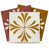 Brun / verge d'or foncé / beige