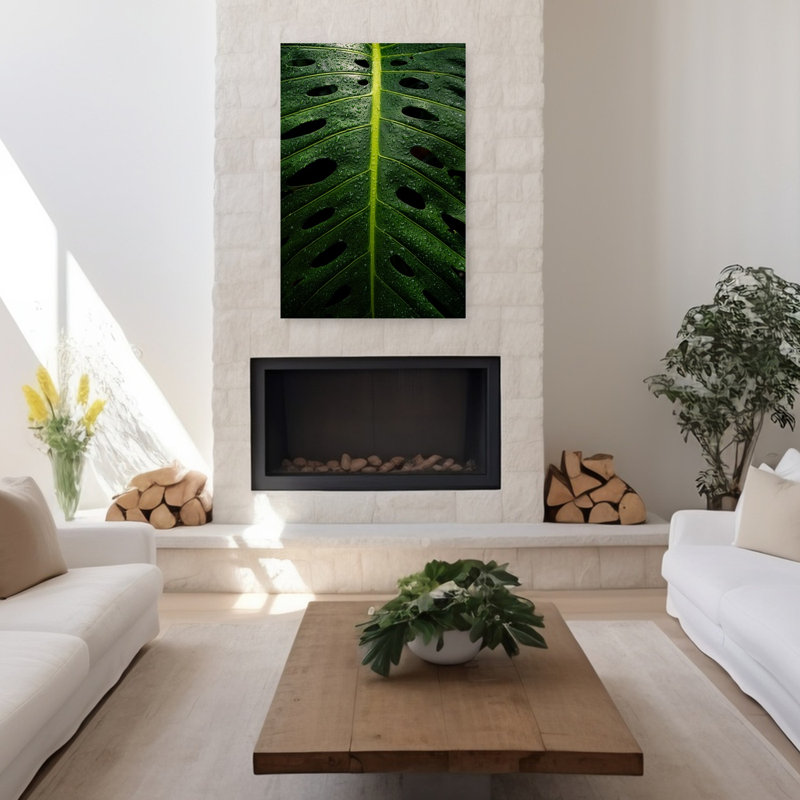 Art contemporain, paysage contemporain, art abstrait, H 48 po x l 32 po