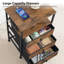 39cm W Metal Bedside Table