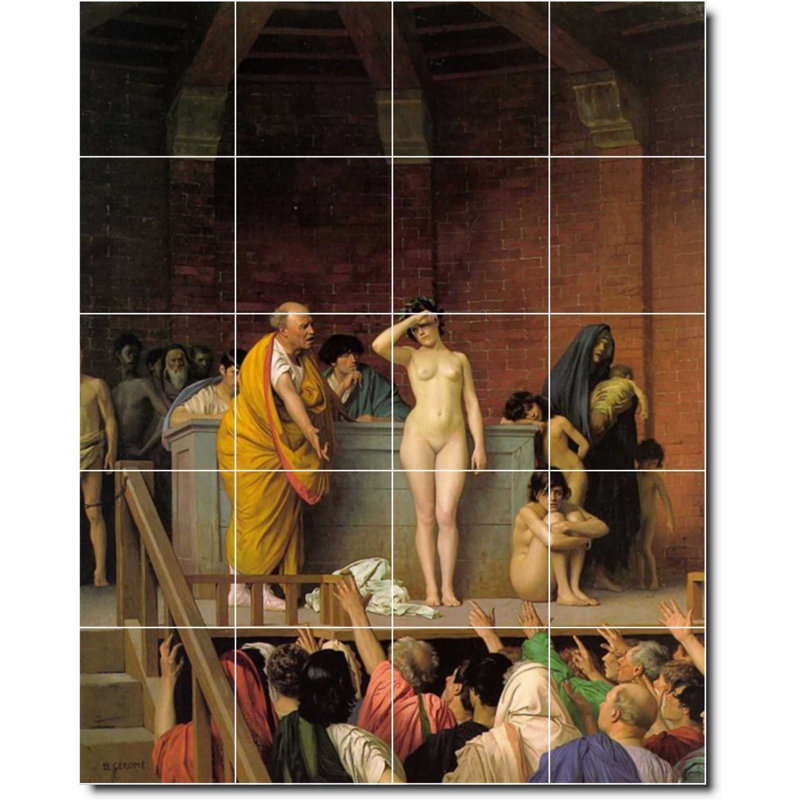 Carreau de céramique décorative 24 po x 30 po 6 po x 6 po, Nu 03489