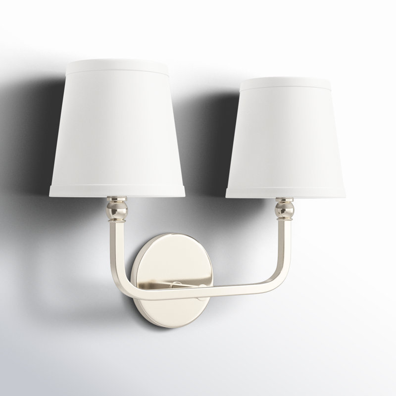 Climsland Dimmable Vanity Light, Polished Nickel, 2