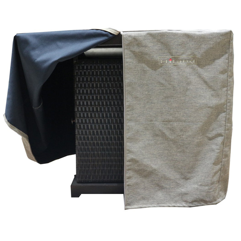 Arlmont & Co. Mertens 30'' W x 30'' D Fire Pit Cover, Tan