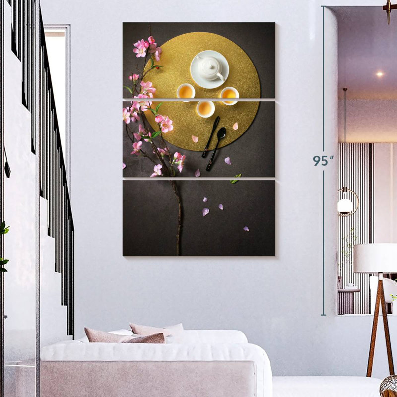 Yarlin Spring Tea Appreciation, 74" H x 48" W