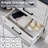 Farmhouse 22'' W Nightstand With Charging Station, Rustic  End Table With 3 Large Drawers -771809960