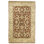 Hand Knotted Wool Area Rug in Red And Gold