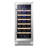 Yeego 15'' 33 Bottle Built-in Single Zone Freestanding Wine Refrigerator 