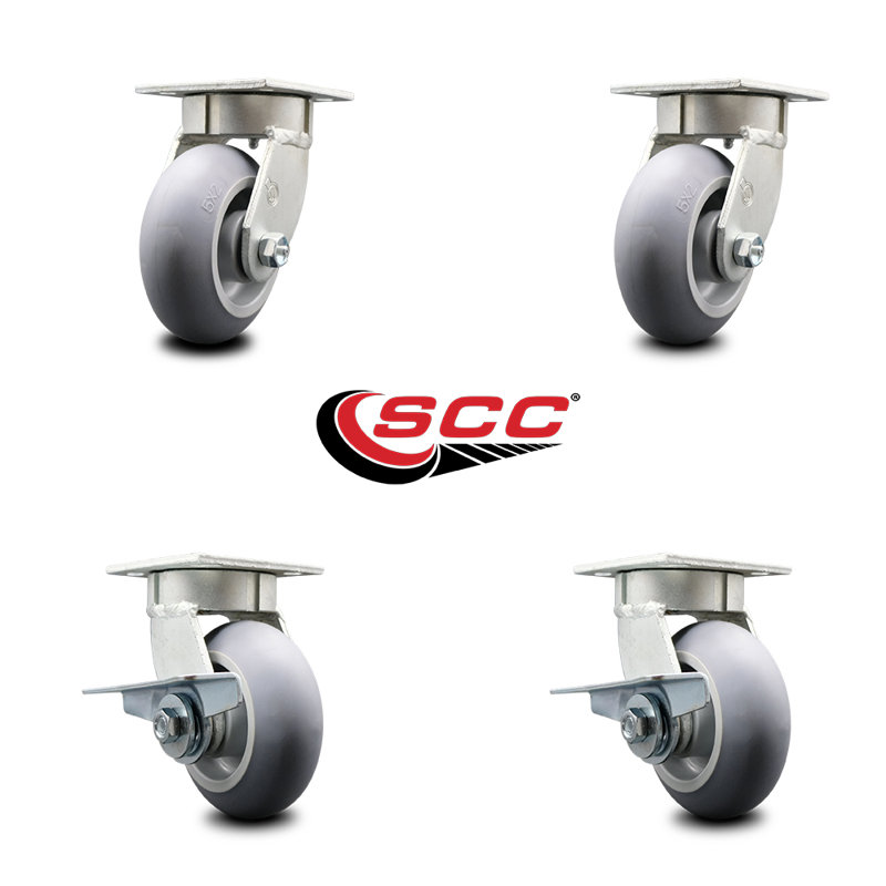 Kingpinless Thermoplastic Swivel Caster