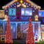 2 pièces 60inch Popup pliable sapin de Noël artificiel avec support décorations de Noël