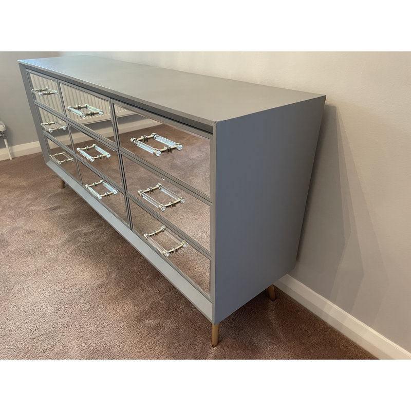 Carruth 149cm Sideboard, Grey/Gold