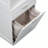 Large Storage Space Tilt-Out Laundry Hamper and Upper Storage Cabinet