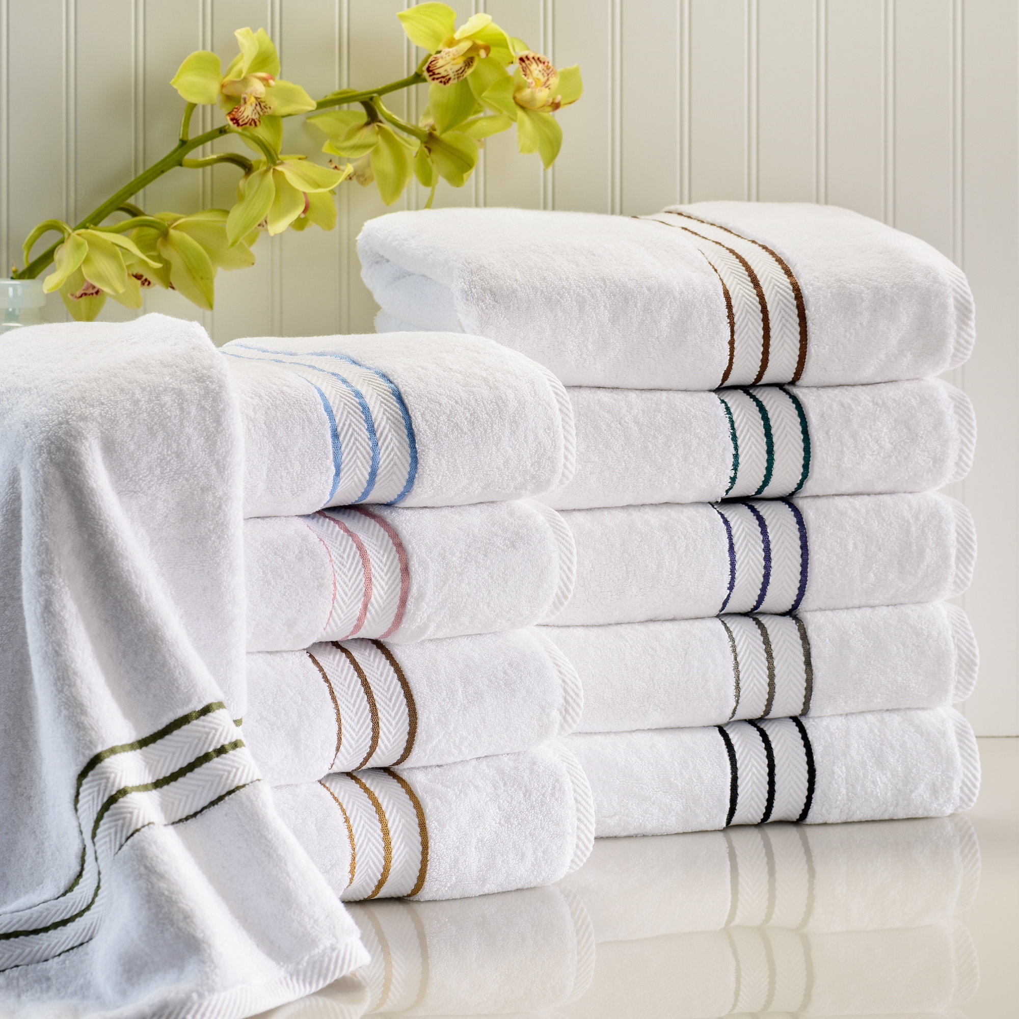 Josann Highly Absorbent 800 GSM Turkish Cotton Bath Towels, Teal
