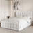 Bed Frame With Headboard And 4 Storage Drawers, Platform Bed Frame Square Stitched Button Tufted-1658492699-1669489732