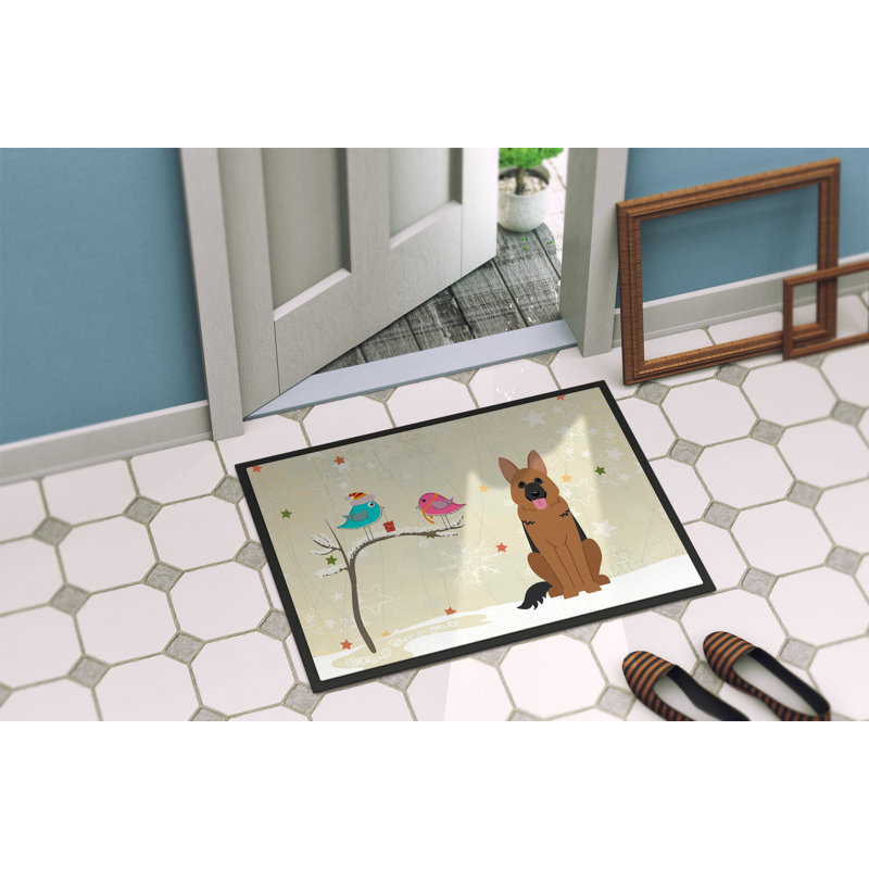 Tapis de porte d'extérieur Cibis, Rectangle 1 pi 6 po x 2 pi 3 po