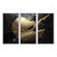 «Abstract Geode Gold III», reproduction de 3 pièces-112025172-112025174
