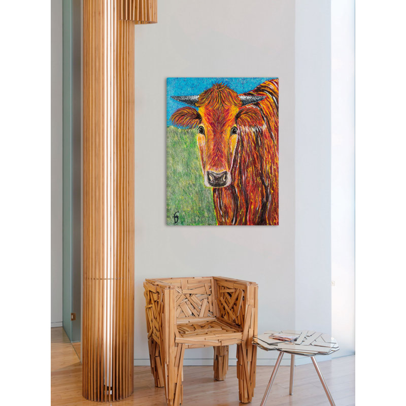 France Gilbert - Wrapped Canvas Painting, 132cm H x 101cm W