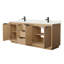 Meuble-lavabo double 80 po avec plateau en quartz Maroni-100480824-99459492-99459489
