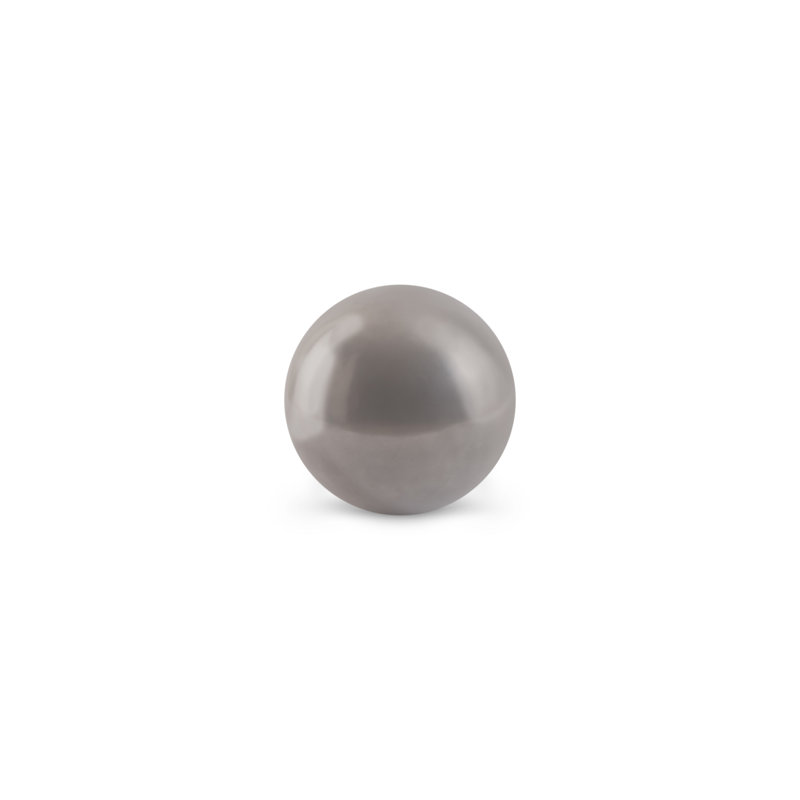 Floor Ball Sculpture, 13" H x 13" W x 13" D, Aluminum