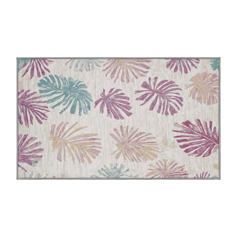 Tapis gris lavable à la machine, Tapis de couloir 2 pi x 4 pi