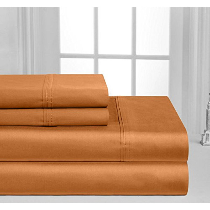 Ensemble de draps Neesa 1200, Épice, Ensemble de draps pour lit double + un drap-housse