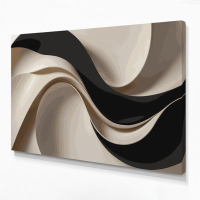 Gradient abstrait 40, toile beige