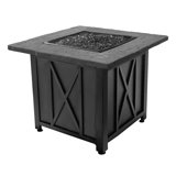 Endless Summer 30,000 BTU LP Gas Outdoor Patio Fire Pit Table w/Black Fire Glass