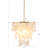 Exquisite Layered Capiz Shell Chandelier