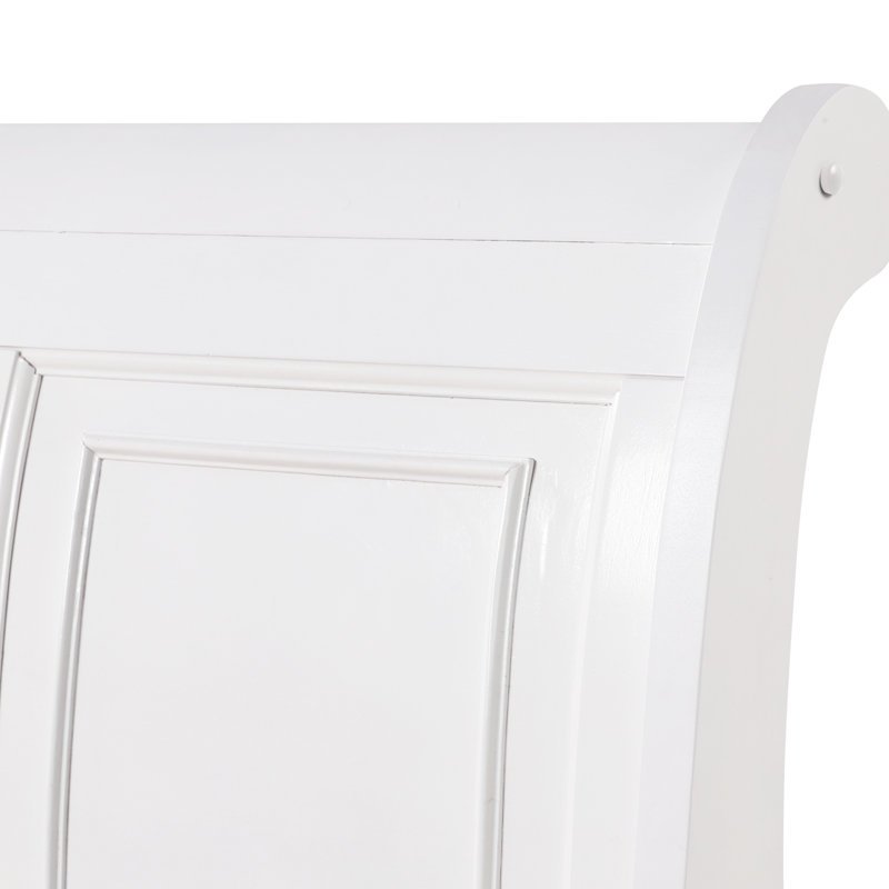 Meade G8975A-QB Queen Bed , White, White, Queen