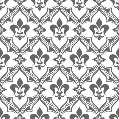 Lily Damask Peel & Stick Wallpaper N04151
