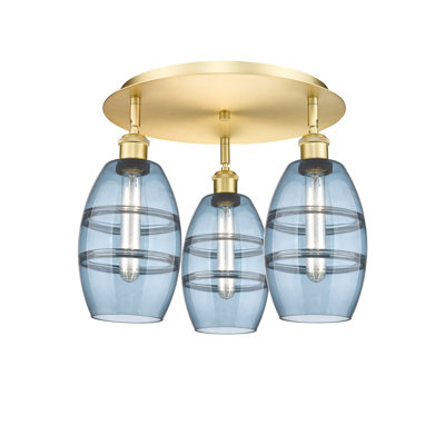 Dundrod Glass Flush Mount