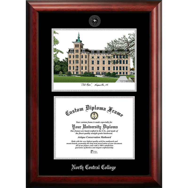 Cadre photo Mallen North Central College, Brun