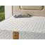 Matelas ultra ferme avec système à ressorts multiples, housse tricotée, 71,0 x 79,0 x 10,2 pouces | Couleur unie blanche, motif géométrique | Parfait pour le confort et le soutien, assemblé pour une utilisation immédiate-1460430074