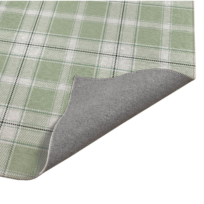 Tapis d'extérieur antidérapant Billy Tartan, Rectangulaire 2 pi x 3 pi