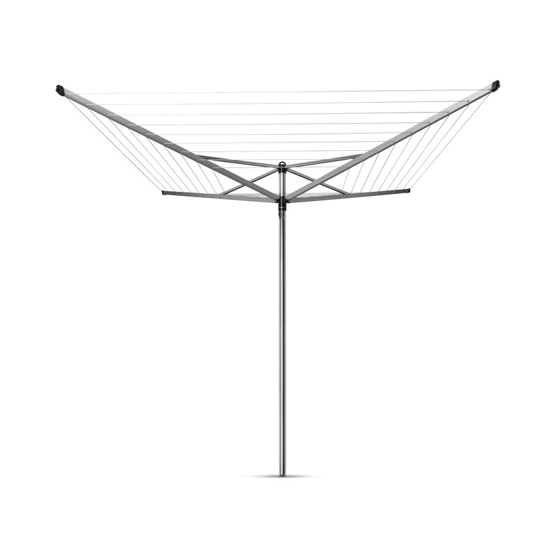 Brabantia 50 Metre Topspinner Rotary Clothes Line with Ground Spike and Cover