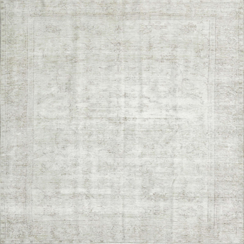 Tapis traditionnel beige, Carré 3 pi