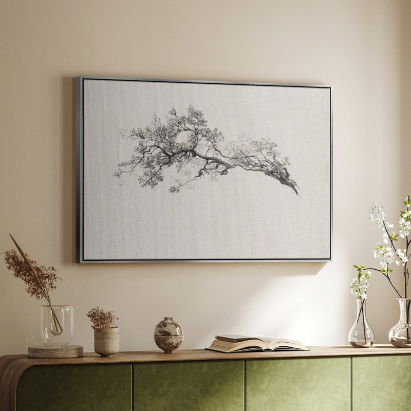 Toile tendue avec châssis rétro X, Silver Floater Framed Canvas, H 17 po x l 25 po x P 2 po