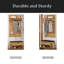 Armoire à chaussures de couloir, portemanteau moderne avec 3 crochets et porte-manteau pour le vestibule