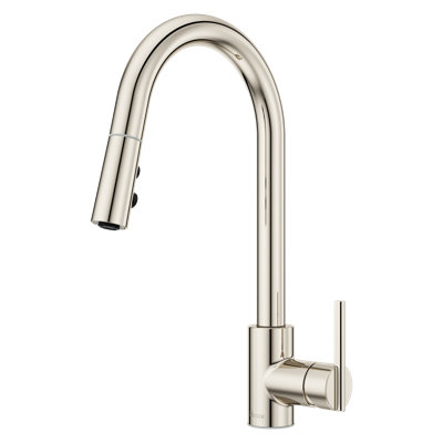 Brislin Pull-Down Kitchen Faucet in Polished NIckel