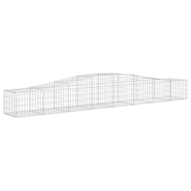 Briane Silver Galvanised Iron, 60cm H x 400cm W x 50cm D
