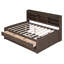 Wooden Captain Bed With Built-In Bookshelves-1303040227