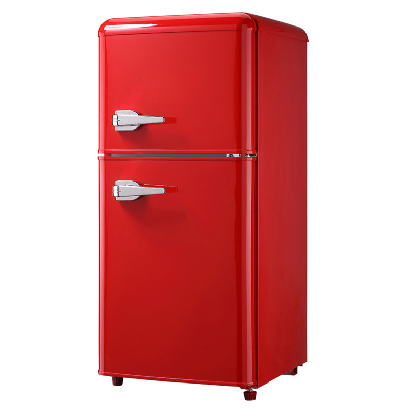 Réfrigérateur compact 3,5 pi³ avec réfrigérateur, Rouge