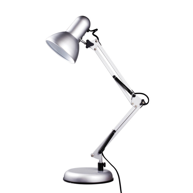 Metal Table Lamp, Silver