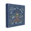 Stupell Industries Blue Wake At Lake Phrase Framed Giclee Art Design By Laura Marshall-91299471