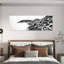 Monochromes de Tire Hills, paysage industriel abstrait, art mural-864437001