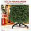 6ft Green Lighted Artificial Fir Christmas Tree